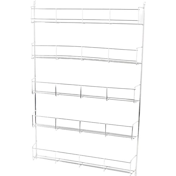 Estante De Especias Montado En La Pared Organizador De Tarros De Especias De Hierro Estante De Almacenamiento Montado En La Pared Para Armario De Cocina Puerta De Despensa Type 3-image
