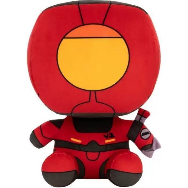 MuñEco De Peluche Lindo Del Juego Ultrakill Juguete MuñEco De Peluche Ultrakills Cara Cruzada Robot Sentado Merchandising Guerrero MuñEco De Peluche Relleno Regalos De CumpleañOs-image