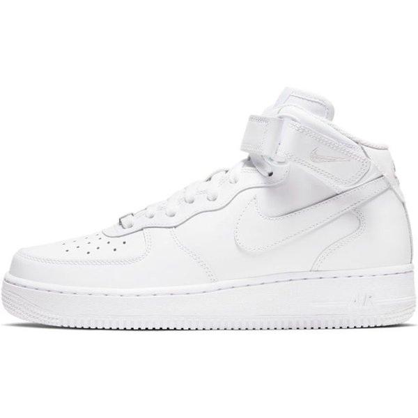 Zapatillas Nike Air Force 1 07 Mid Triple Blanco Para Mujer DD9625-100 38.5 White-image