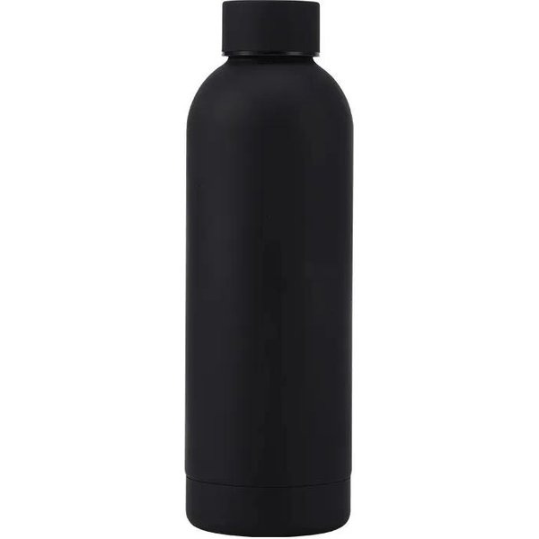 500/750ML MałY Kubek Termiczny Z Otworem, Butelka Ze Stali Nierdzewnej Do UżYtku Na ZewnąTrz, Sportowy Czajnik Z Gumową Farbą, ZagęSzczony PodwóJny Kubek Na Wodę 500Ml-image