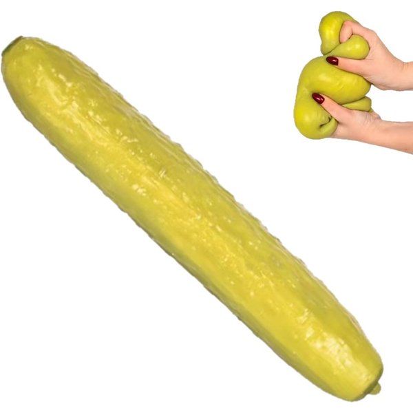 Sztuczny OgóRek Kiszonkowy Squishy Fidget Dla DorosłYch Zabawka OdstresowująCa Z Powolnym Odbiciem Marchewki Banany MięKka Zabawka Do ŚCiskania OdstresowująCa-image