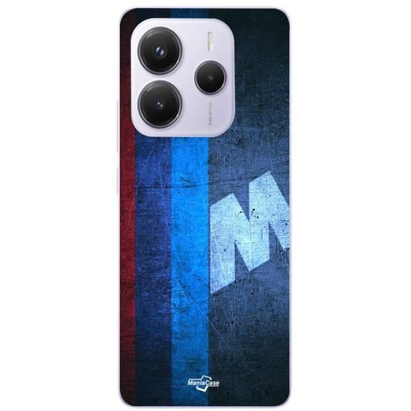 Coque - Xiaomi - Redmi Note 14 5G - Bmw M Vintage - Souple - Noir-image