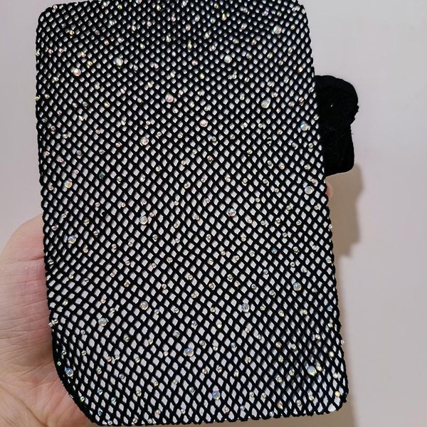 Medias Profesionales De Danza Latina Talla Grande Para Mujer Pantimedias EláSticas Ropa Interior sexy De Malla Fishnet Medias De Fiesta Con Brillo Y PedreríA One Size Gray-image