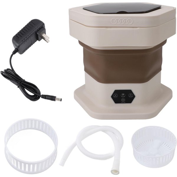 Lavadora PortáTil 8L Lavadora Miniatura Plegable Secadora De Centrifugado Lavadora De Ropa Para Ropa Interior Bebé-image