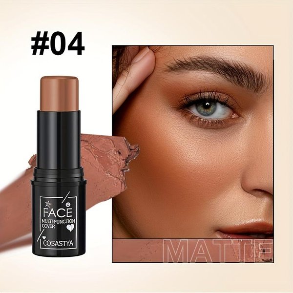 Maquillaje Contorno Facial Bronceador En Barra Multifuncional Iluminador Iluminador Rubor En Barra Maquillaje Facial CosméTicos-image