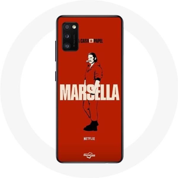 Funda Samsung Galaxy A41 La Casa De Papel Marsella Dibujo-image