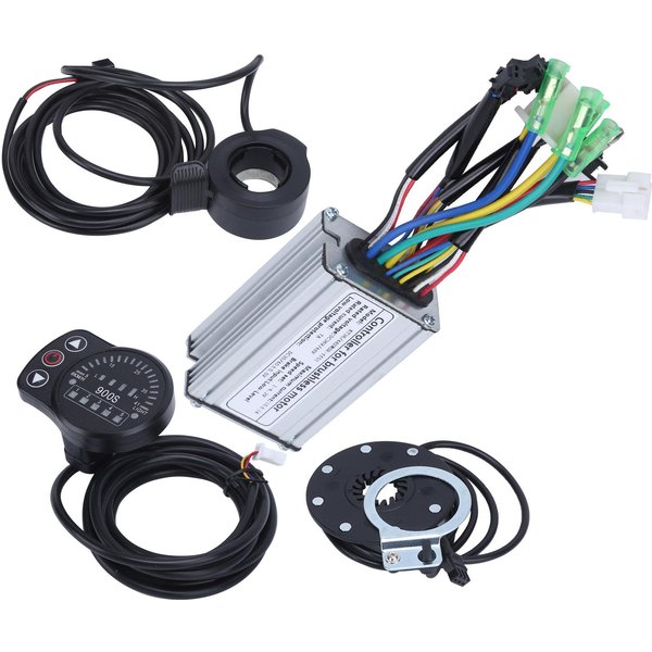 Motor EléCtrico 36V48V 250W Sin Escobillas Controlador 7A Con Kt?Kit De Panel LED 900S Para Bicicleta EléCtrica-image