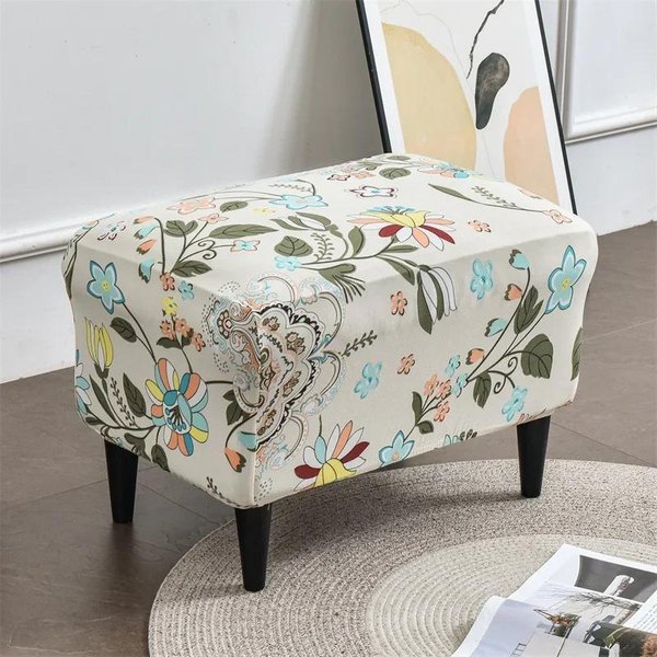 Funda Floral Para SillóN De Orejas Inclinado King Fundas EláSticas Para SillóN Funda Para SillóN Con Respaldo De Alas Cubre Sofá Con Respaldo De Alas Fundas-image