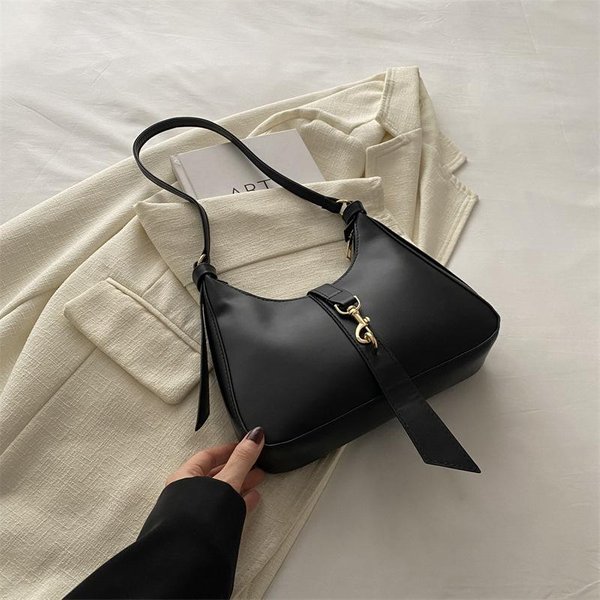 Bolso De Axila De DiseñO Exclusivo Para Mujer En Verano Nuevo Bolso Bandolera Retro SensacióN Para Mujer Bolso De Media Luna Para Un Hombro-image
