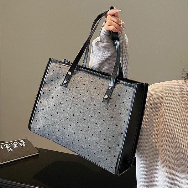 Bolso De Gran Capacidad, Nuevo Bolso De Mano Coreano, Bolso Informal Para Mujer, Bolso De Compras, Bolso De Hombro VersáTil Para El Trabajo Y El Diario.-image