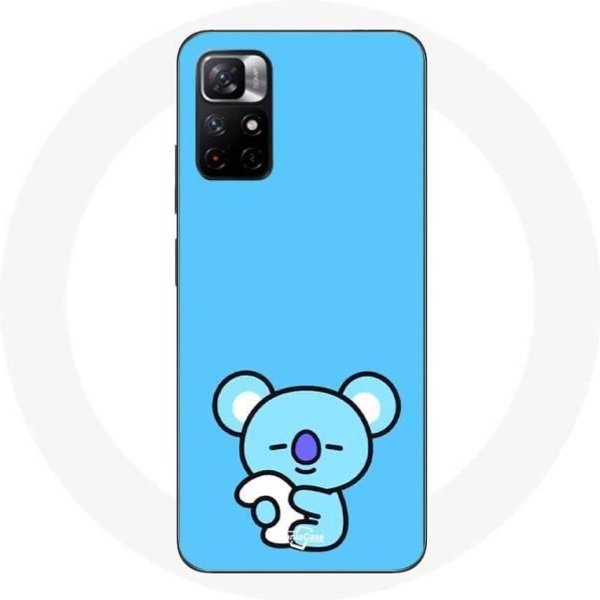 Funda - Maniacase - Redmi Note 11 5G - BTS BT21 Koya RM - Flexible - SintéTica - Azul Azul-image
