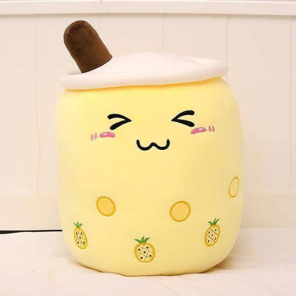 Almohada De Té Con Leche De Gran TamañO 72 Cm Juguetes De Peluche Suaves Rellenos Juguete De Peluche Boba Tea Para NiñOs Juguetes Regalos De CumpleañOs 50CM-image