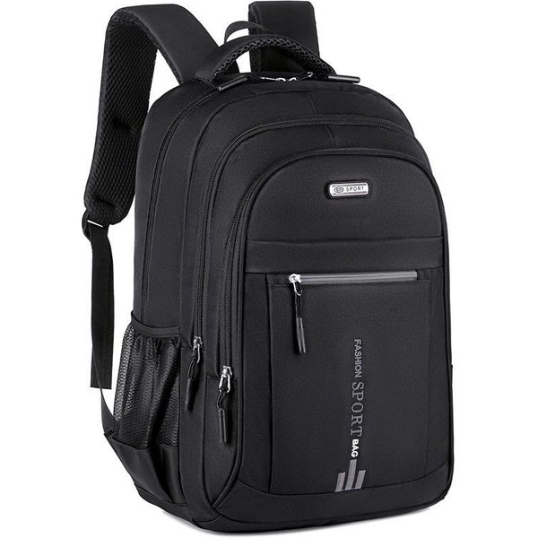 Mochilas Para Hombre, Mochila Impermeable, Bolso De Negocios Para Ordenador, Mochila De Viaje Informal, Mochila Escolar Para Estudiantes Black-image