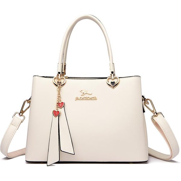 Nowa KoreańSka Modna Modna MięKka SkóRzana DużA Pojemność Torebka Na Jedno Ramię Torba Typu Crossbody-image