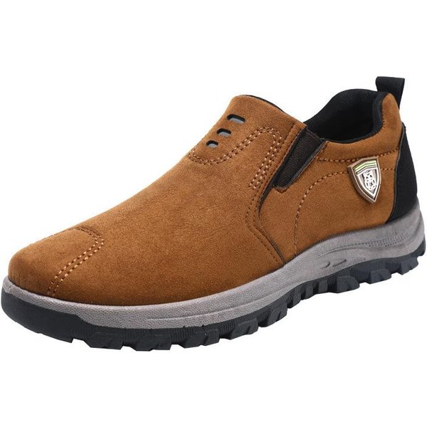 Nuevos Zapatos Deportivos Casuales Verdes De OtoñO Para Hombre CóModos Y VersáTiles Transpirables Slip-On Zapatos De Negocios Para Hombre 44 Brown-image