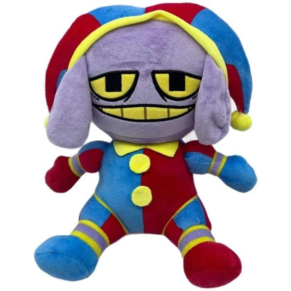 Peluche Payaso Ragatha Pomni Dibujos Animados Jax MuñEco Joker Peluche Suave Relleno Sofá Decorar Regalo De Navidad-image