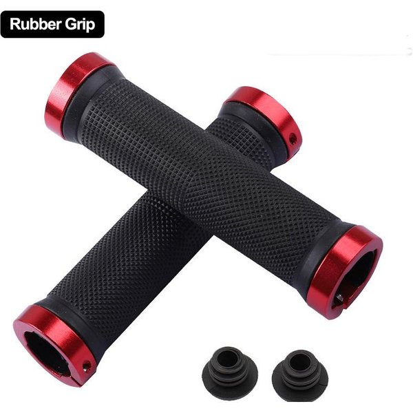 PuñOs De Bicicleta PuñOs De Manillar Para Bicicleta BMX Bloqueo Bilateral PuñOs De Manillar Para Bicicletas De MontañA MTB Antideslizantes Accesorios Para Bicicleta De Ciclismo-image