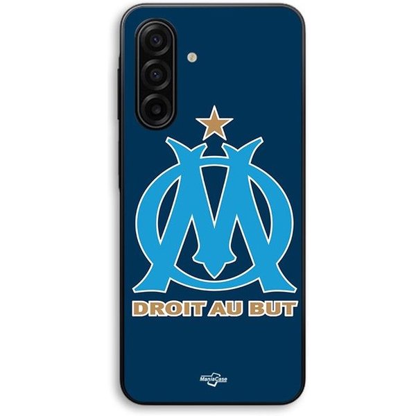 Funda Para Samsung Galaxy A17 Logo Om Olympique De Marseille Azul Fondo Maniacase Negro-image