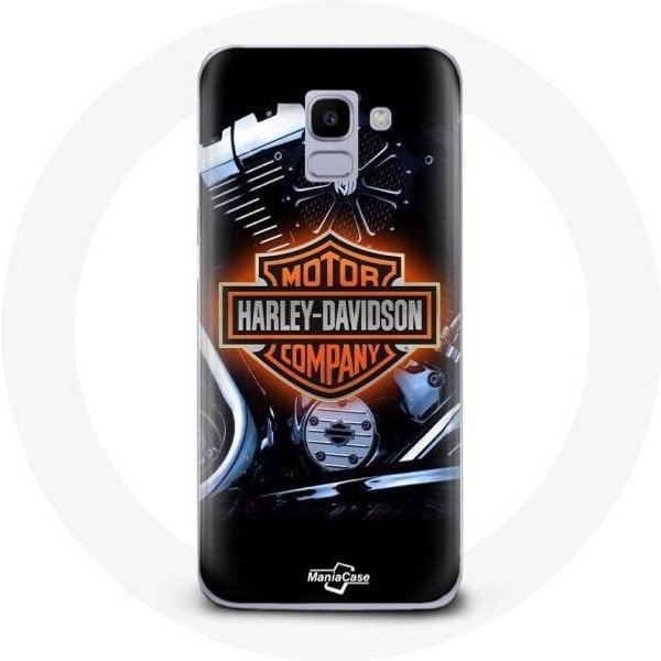 Funda Para Samsung Galaxy A8 2018 Harley Davidson Logo De La CompañíA AutomovilíStica-image
