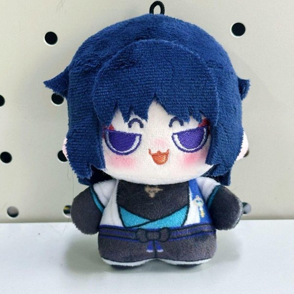 10 Cm Anime Genshin Impact WęDrowiec Pluszowa Lalka Pluszak Urocza ZłA Balladziarz Brelok Do Plecaka Lalka Pluszowe Zabawki Prezenty-image