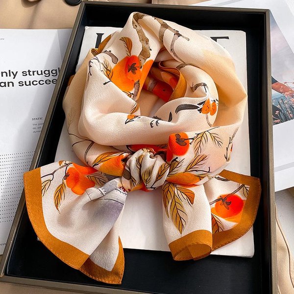 140*35Cm Naturalny Prawdziwy Jedwabny Szalik Kobieta Bandana DłUgie Szale Chusta Jedwab Morwowy Wiosna Luksus Lato PlażA Wysoka Jakość HidżAb Real Silk140X35Cm Gray-image