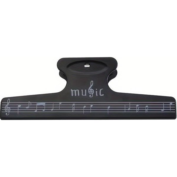 Clip Para Partituras, Clip Premium Para Partituras, Clip Para Libros, Clip Para Carpeta De PapeleríA, Clip Fijo Para Partituras, Clip Para Partituras De Piano, Clip Para Partituras De BateríA Negro-image