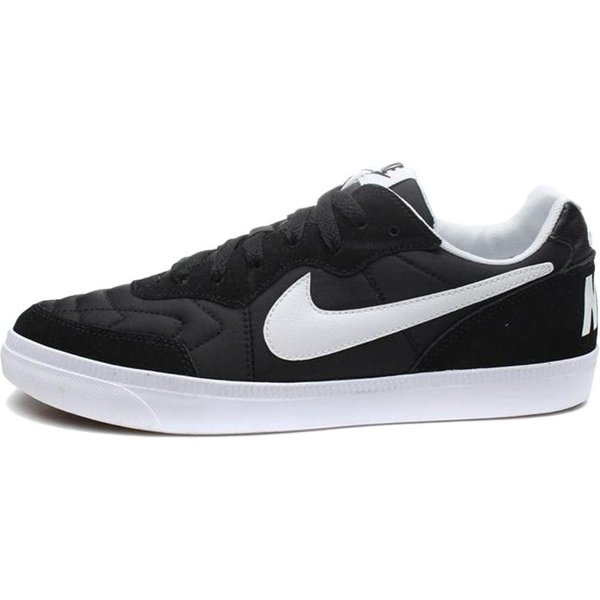 Nike Tiempo Trenerskie Modne Wygodne WytrzymałE Lekkie Niskie Trampki MęSkie Trampki Czarne 644843-012 42.5 White-image