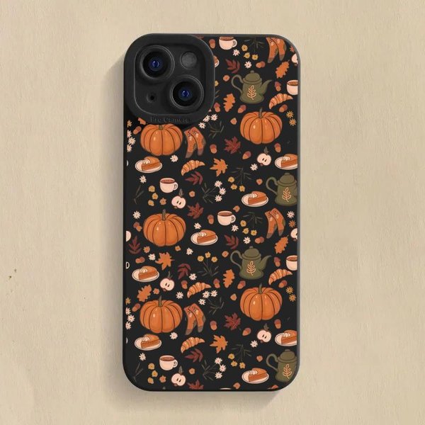 Jesienna Dyniowa Skrzynia Etui Na Telefon Dla Iphone 17 16 15 14 13 12 11 Pro Max 17 Air 16E XS X XR 7 8 Plus SE Odporne Na WstrząSy MięKkie Etui Iphone 13 Pro-image