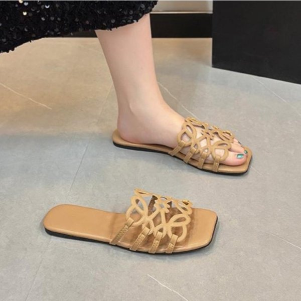 Klapki Damskie Damskie Klapki SandałY Klapki Kobieta Modny Design Klapki PlażOwe PłAskie Buty Klapki Dla Kobiet 35-image