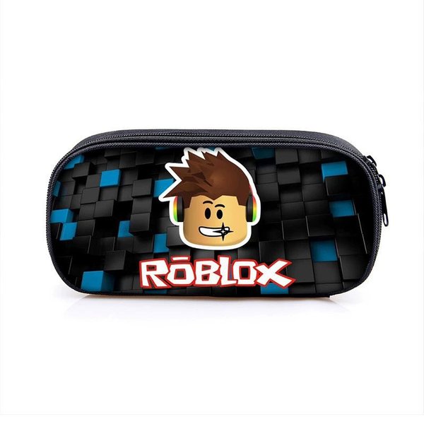 Nowy Modny PióRnik Dla UcznióW Szkół Podstawowych I śRednich, ChłOpcóW I DziewcząT, Stylowy KreskóWkowy PióRnik Roblox, Pojemny Pojemnik Na ArtykułY PiśMiennicze KTB Roblox Round Pencil Case-image