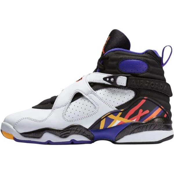 Jordan 8 Retro Three Peat GS 305368-142 36.5 Black-image