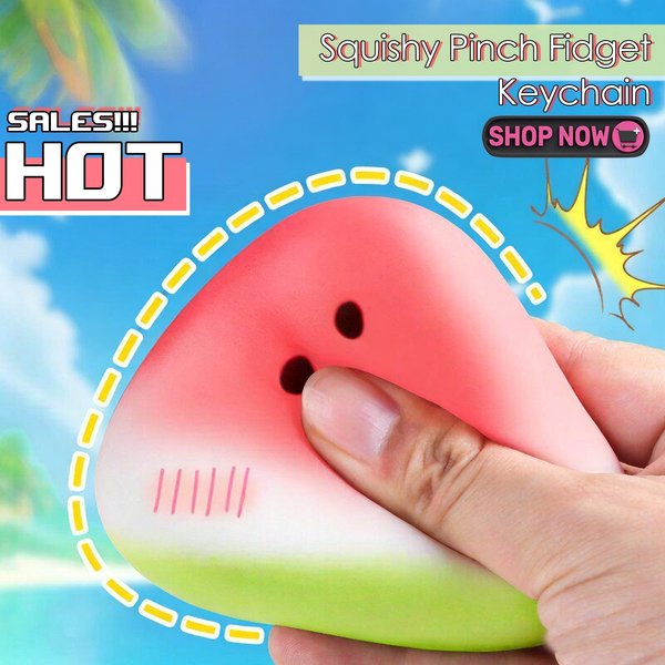 Arbuzowy Slushy MięKka Zabawka Do ŚCiskania MięKka Powolny OdbióR OdstresowująCa Zabawka Squeeze Asmr Realistyczny Model Owocu Prezent Dla DorosłYch-image