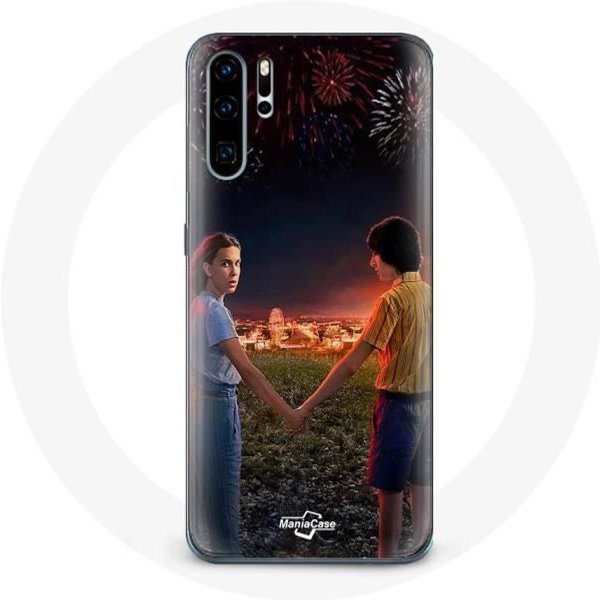 Funda - Huawei - P30 Pro - Flexible - Negra - Stranger Things-image