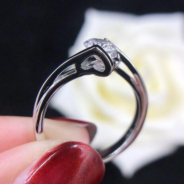 Anillo Huitan Sencillo Y Elegante Para Dama, DiseñO Moderno, Accesorios De Compromiso Para Boda Con Circonitas CúBicas Redondas, Anillos De Moda Para Mujer 10-image