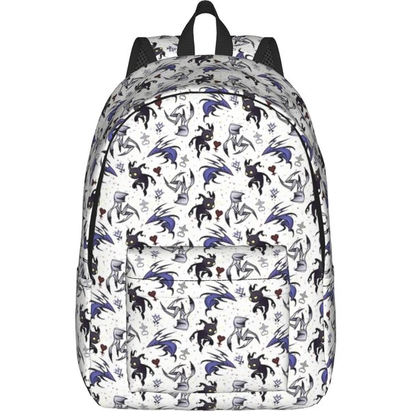 Mochila Hornet De Hollow Knight Para Hombres Mujeres Estudiante Adolescente Senderismo Viaje Mochila De DíA Juego Dibujos Animados PortáTil Bolso De Hombro Exterior M-image