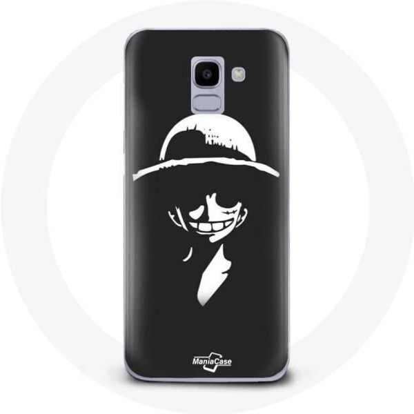 Funda Para Samsung Galaxy J6 2018 One Piece Manga Luffy Arte-image