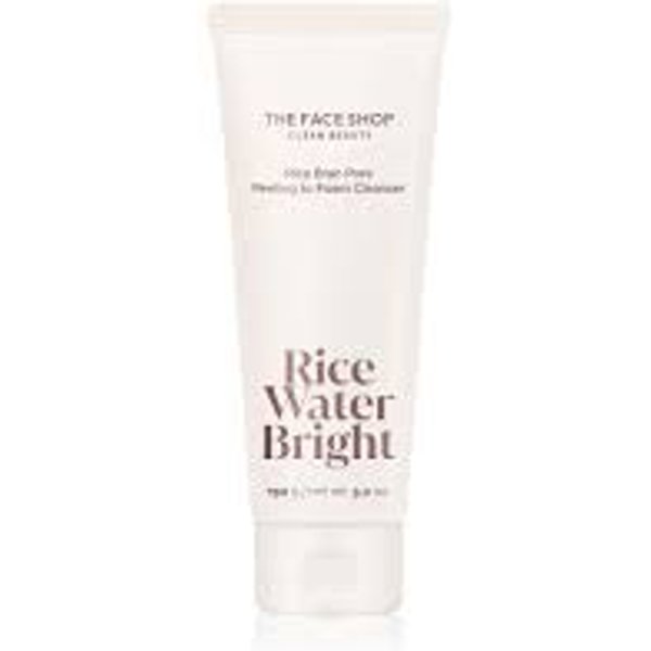 The Face Shop Limpiador Espumoso Peeling De Poros Con Agua De Arroz Y Salvado De Arroz 150Ml-image