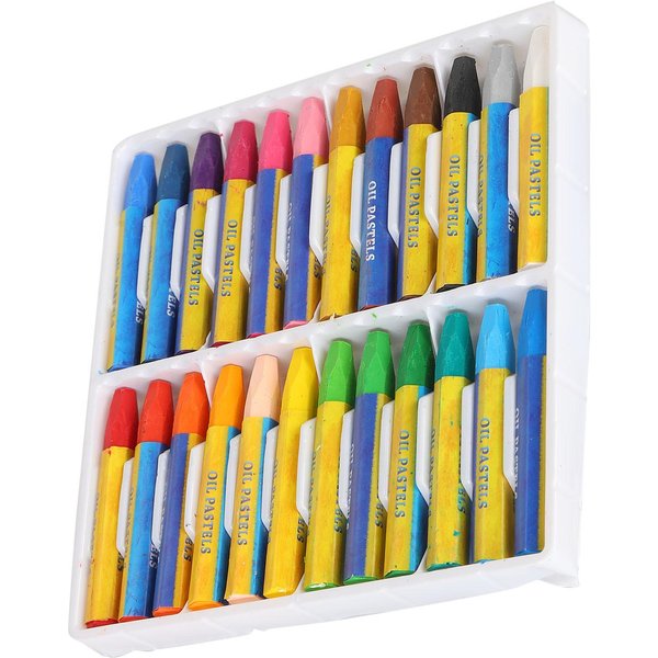 Set De Ceras Para Pintura Al ÓLeo, Pintura En Barra, Crayones, Pintura Al ÓLeo, Graffiti, Suministros De Arte Para NiñOs, 24 Colores-image