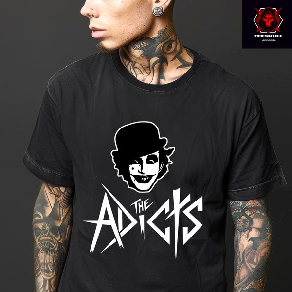 26 Camiseta Punk Rock De The Adicts Unisex AlgodóN Pesado Camiseta Unisex S-3XL 3XL Varios Colores-image
