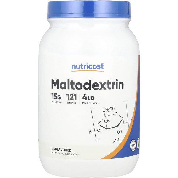 Nutricost, Maltodextrina, Sin Sabor, 64.8 Oz (1.815 G)-image