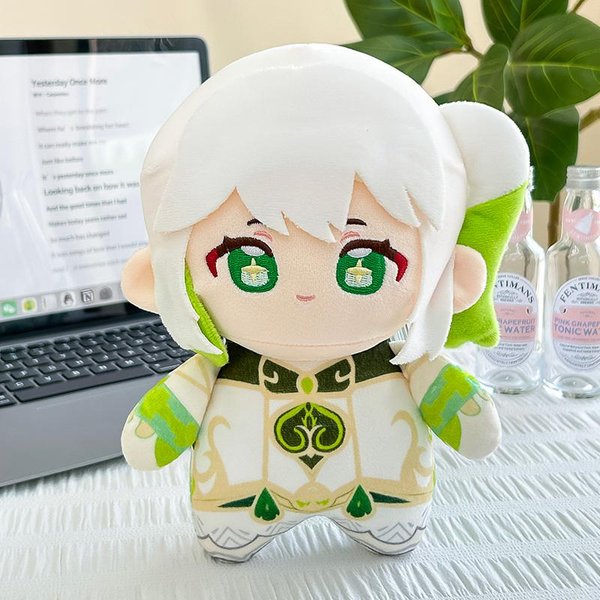 26 Cm Anime Genshin Impact Durin Kawaii Cosplay AlgodóN PP MuñEco De Peluche Cuerpo Disfraz De Anime Juguetes De Peluche MuñEcas Figuras Regalo De Navidad 26Cm-image