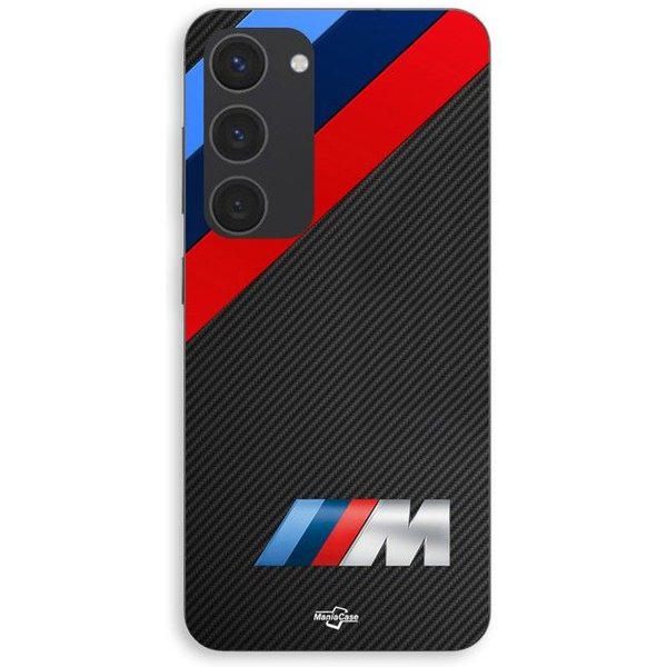 Etui Na Telefon - Maniacase - Samsung Galaxy S23 Plus - Silikonowe - Czarne - Logo BMW M Power-image