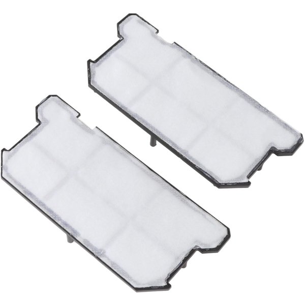 2 Piezas Filtro De Aspiradora De Repuesto Tela No Tejida Filtro De Aspiradora De Alta Eficiencia Para Ilife V7 White-image
