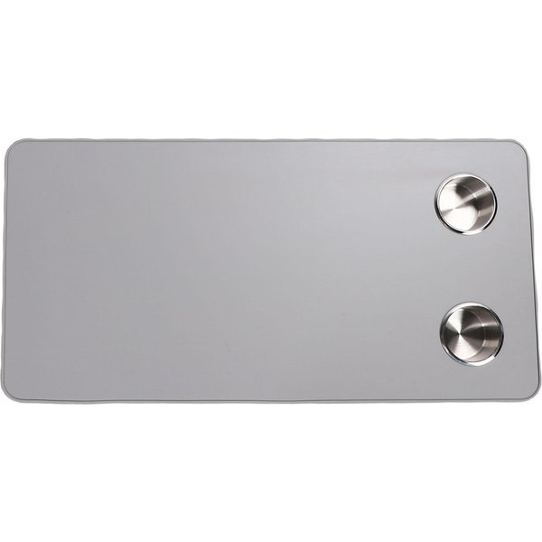 Blat StołU RV Z 2 Uchwytami Na Kubki 31,49X15,74 Cala Panel Blatu StołU Z Litego Drewna Do Przyczepy Kempingowej, Kampera, Jachtu White-image