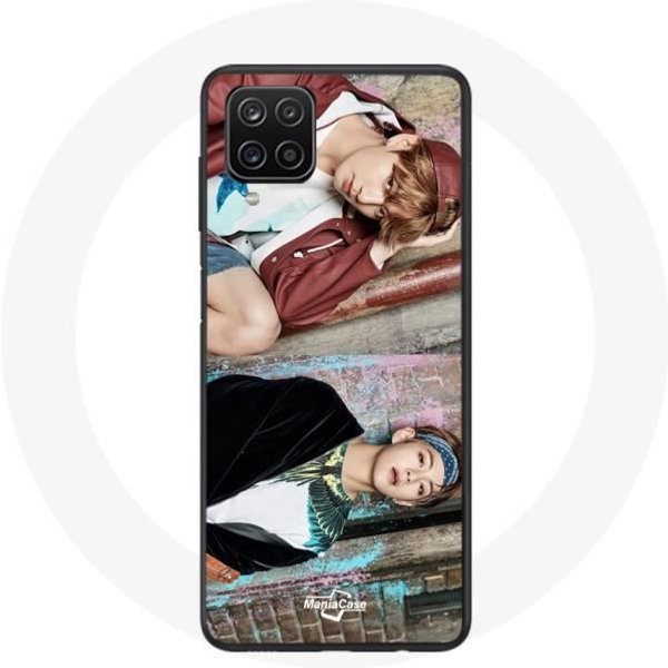 Funda Para Samsung Galaxy A12 BTS Kim Taehyung Y Jungkook Taekook Teaser Not Today You Never Walk A-image