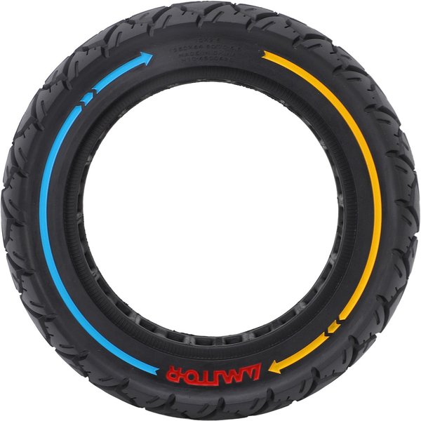 NeumáTico Para Patinete EléCtrico 10X2.5 De Goma De Color Antideslizante NeumáTico SóLido De Panal Para Patinete G30 Black-image