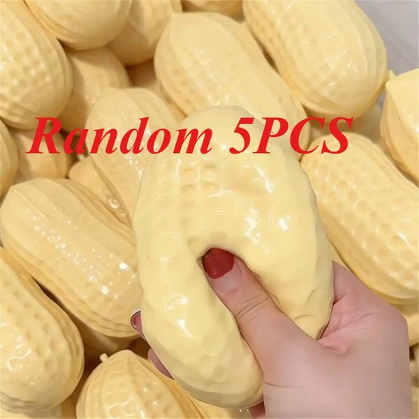 PiłEczka Antystresowa Orzechowa PiłEczka Do ŚCiskania MięKka Zabawka MaśLana W Dotyku Zabawka Fidget Asmr Sensoryczne Zabawki Antystresowe Dla Dzieci DorosłYch-image