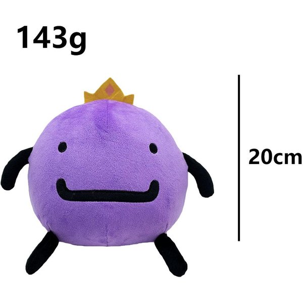 Nowa Niestabilna Pluszowa Maskotka Wemmbu 18 Cm Urocza Fioletowa Lalka Akcesoria Anime MięKka Lalka Kolekcja Dekoracja Pokoju Prezenty Dla Dzieci Pluszowa Lalka 18Cm-20Cm Purple-image