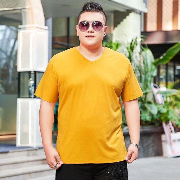Camiseta Holgada Popular De Manga Corta Para Hombres Gordos De Talla Grande Ropa Para Personas Gordas Ropa De Verano Tops Camisas De Cuerpo De Gran TamañO 6XL-image