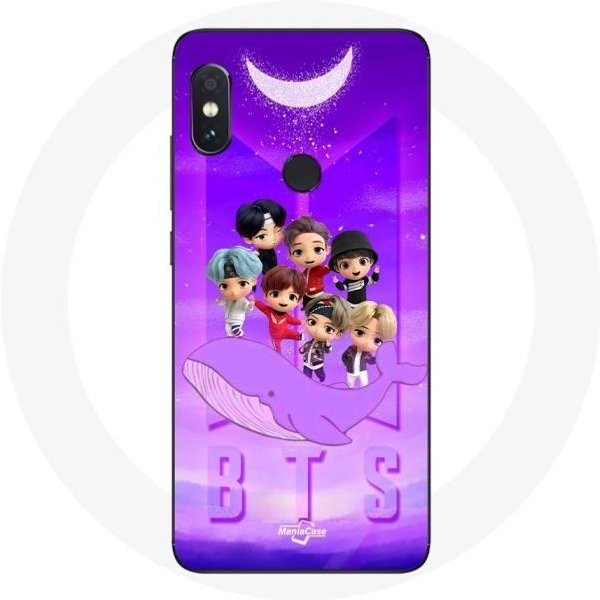 Funda Para Xiaomi Redmi Note 5 Pro BTS Tinytan AnimacióN PóSter RM Jin Suga J-Hope Jimin Jungkook Et V Zero O’Clock-image